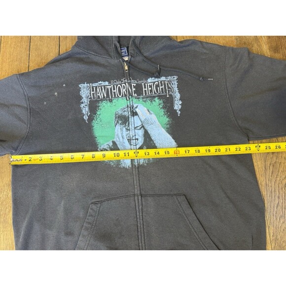 Hawthorne Heights "If Only You Were Lonely" Hoodie 2006 Large Rock Music Apparel - Picture 6 of 9